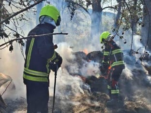 Vatrogasci na terenu u Banjaluci i Laktašima, imovina i ljudi nisu ugroženi