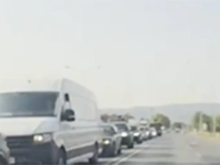 Kilometarske kolone u dijelu Banjaluke (VIDEO)
