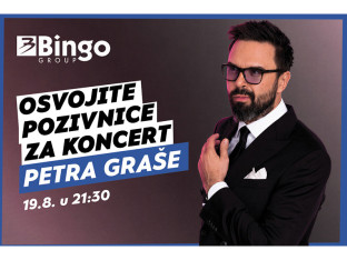 Bingo Group и ове године отвара врата VIP догађаја грађанима: Освојите улазнице за концерт Петра Граше