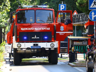 Пожар у близини Владе Србије