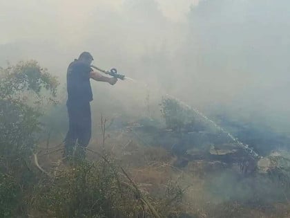 Кашиковић: Под контролом пожар у близини асфалтне базе
