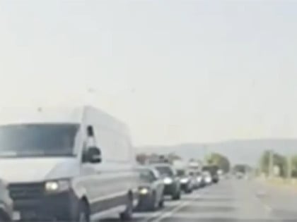 Kilometarske kolone u dijelu Banjaluke (VIDEO)