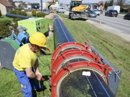 Тестирање новог цјевовода промјера 700 милиметра