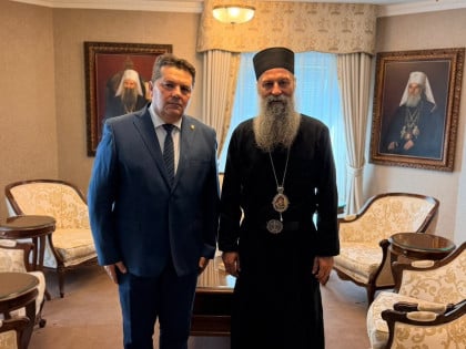 Stevandić se sastao sa patrijarhom Porfirijem