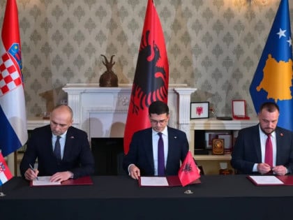 Vojni kvaziblok Hrvatske, Albanije i Kosova vodi eskalaciji