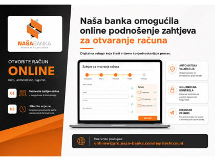 Једноставније, брже и сигурније до банкарског рачуна