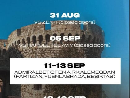 Partizan će ugostiti dva kluba na "Open Air" turniru