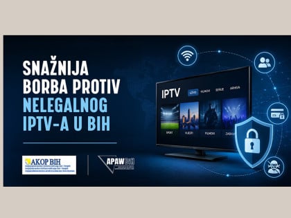 Snažnija borba protiv nelegalnih IPTV operatera u BiH