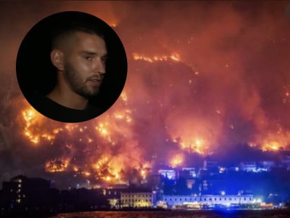 Milan spasio 60 ljudi od stravičnog požara kod Omiša!