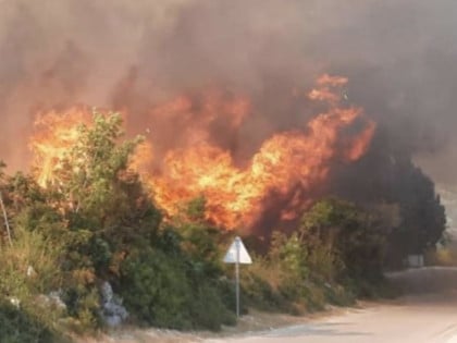 Veliki požar kod Bihaća: Vatrogasce zasutavile mine
