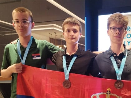 Zlatna medalja za beogradskog gimnazijalca