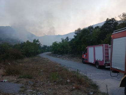 Kritično na potezu od Zaplanika prema selu Orah