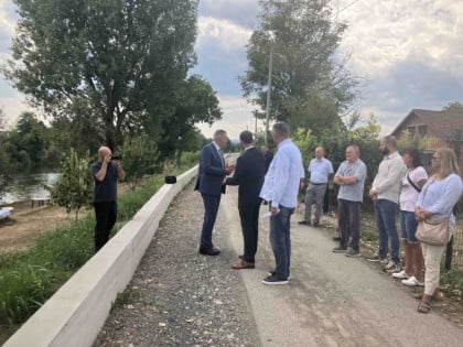 Minić u Prijedoru: Kako izgleda novoizgrađeni sistem zaštite od poplava