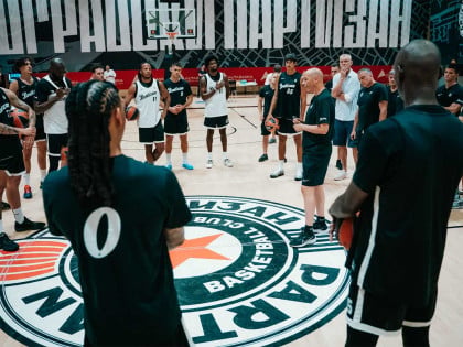 Košarkaši Partizana odradili trening pred početak priprema