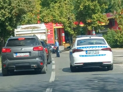 Удес у Бањалуци, гужва у саобраћају