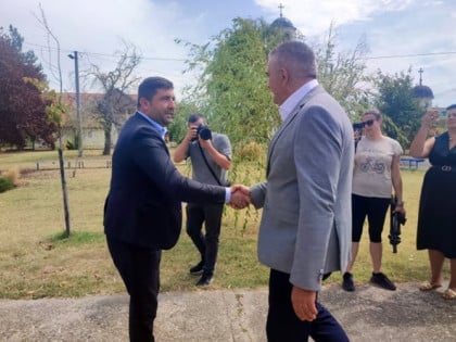 Минић у Бијељини са Петровићем