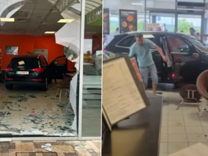 Autom uletio u kafić na odmaralištu na auto-putu u Hrvatskoj
