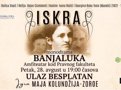Priča o majci genija pred banjalučkom publikom: Monodrama o Georgini Tesli u petak kod Pravnog fakulteta