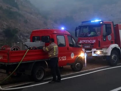 Пожар на регионалној депонији код Лесковца