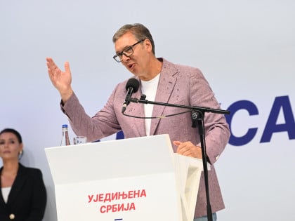 Вучић на скупу у Ужицу: Насиље никада неће побиједити