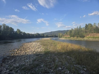 Никад нижи водостај Босне код Добоја: Ријека се на појединим мјестима може прегазити