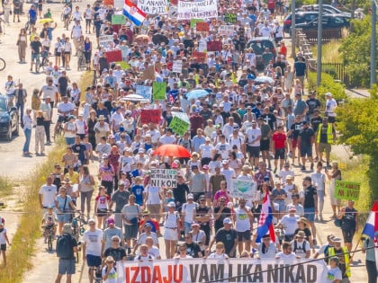 Масовни протест у Загребу због опасног отпада