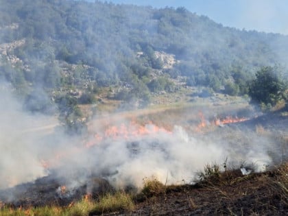 Два пожара на подручју Гацка, ситуација стабилна