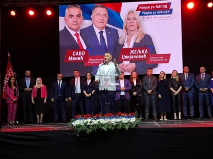 Minić i Cvijanovićeva u Zvorniku i Milićima: Idemo dalje, pobjeda je tu