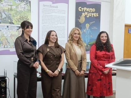 Ćopić u formatu stripa: Izložba NUBRS-a predstavljena u Leskovcu