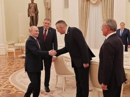 Putin sa Minićem i Dodikom: Odnosi Rusije i Srpske su bratski