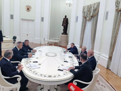 Путин са Минићем и Додиком: Односи Русије и Српске су братски