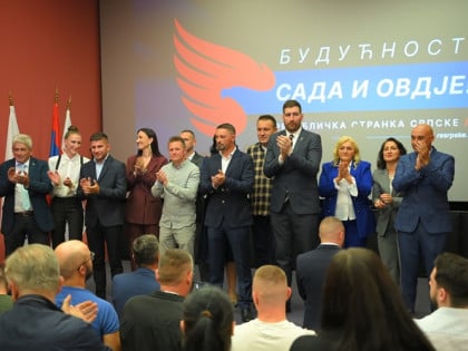 Славенко Ристић у Приједору: Нисмо дошли да тражимо глас, него будућност за нашу дјецу!