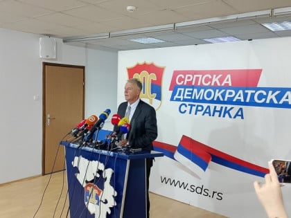 Из СДС-а се огласили о изборном дану: Гламолак поменуо притиске на бираче, породично гласање и спорне листиће