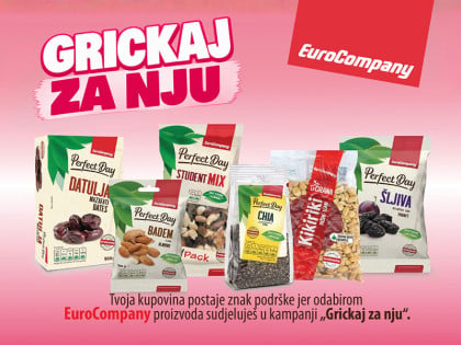EuroCompany и Tropic покрећу CSR кампању „Грицкај за њу“