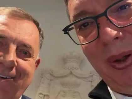 Vučić ugostio Dodika: I dalje kujemo planove (VIDEO)