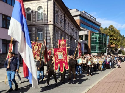 Proslavljena slava hrama i opštine Srebrenica, ulicama prošla kilometarska litija