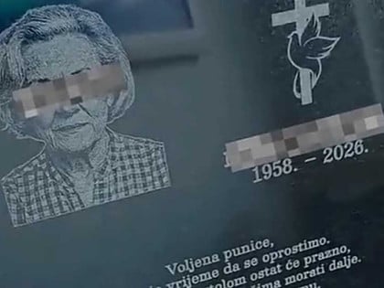 Зет наручио надгробни споменик живој ташти и послао јој га на кућну адресу