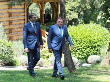 Dodik: Samo Vučić osigurava kontinuitet očuvanja mira i stabilnosti