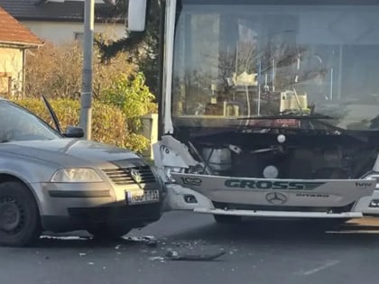 Судар аута и аутобуса у Лакташима, гужве у саобраћају