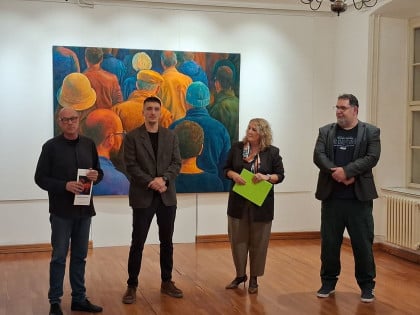 Отворена изложба "Errantes" Милоша Поповића у Горњем Милановцу