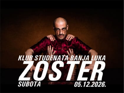 "Zoster" 5. decembra nastupa u banjalučkom KSB-u(VIDEO)
