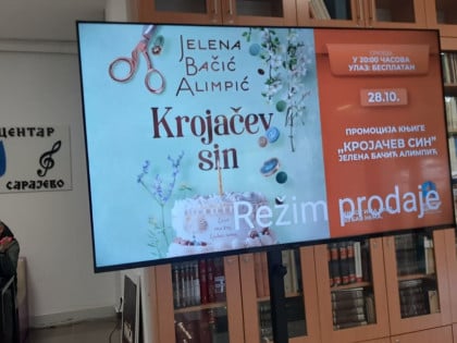У Културном центру промоција романа „Кројачев син“ и концерт дуо на хармоници