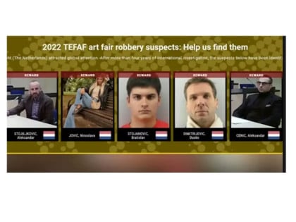 Filmska pljačka na sajmu: Policija traži pet državljana Srbije, ukradena ogrlica od 27 miliona evra