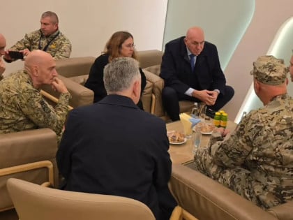 Гогановић са министром одбране Италије