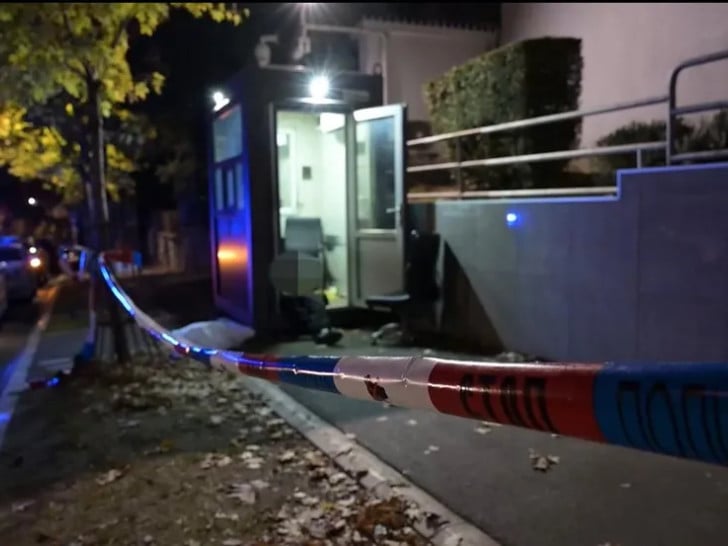 Napad na žandarma ispred Ambasade Izraela u Beogradu